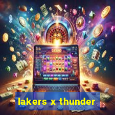 lakers x thunder