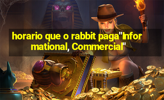 horario que o rabbit paga