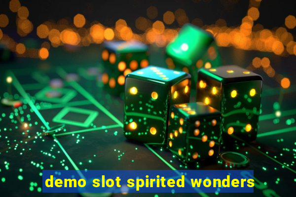 demo slot spirited wonders