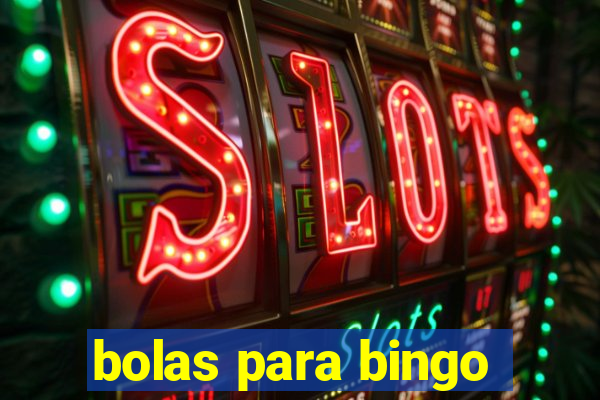 bolas para bingo