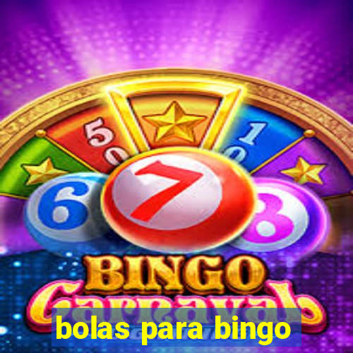 bolas para bingo