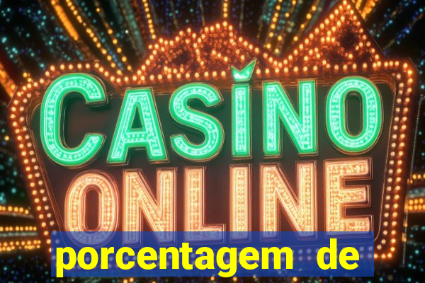 porcentagem de pagamento dos slots