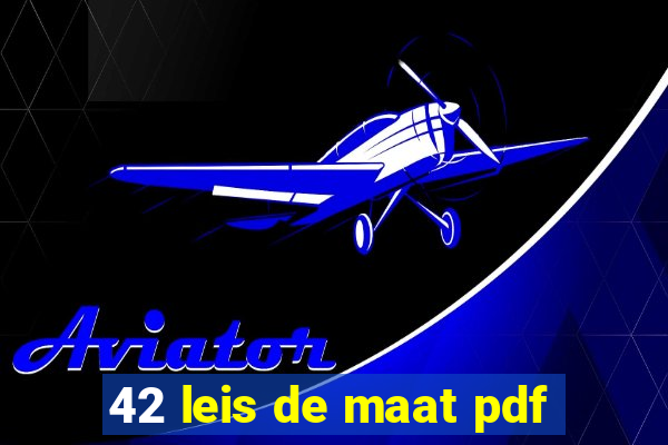 42 leis de maat pdf