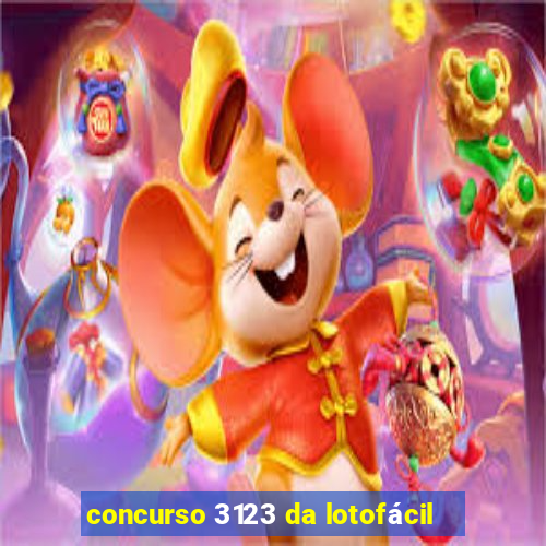 concurso 3123 da lotofácil