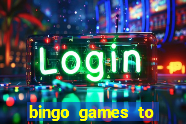 bingo games to play at home