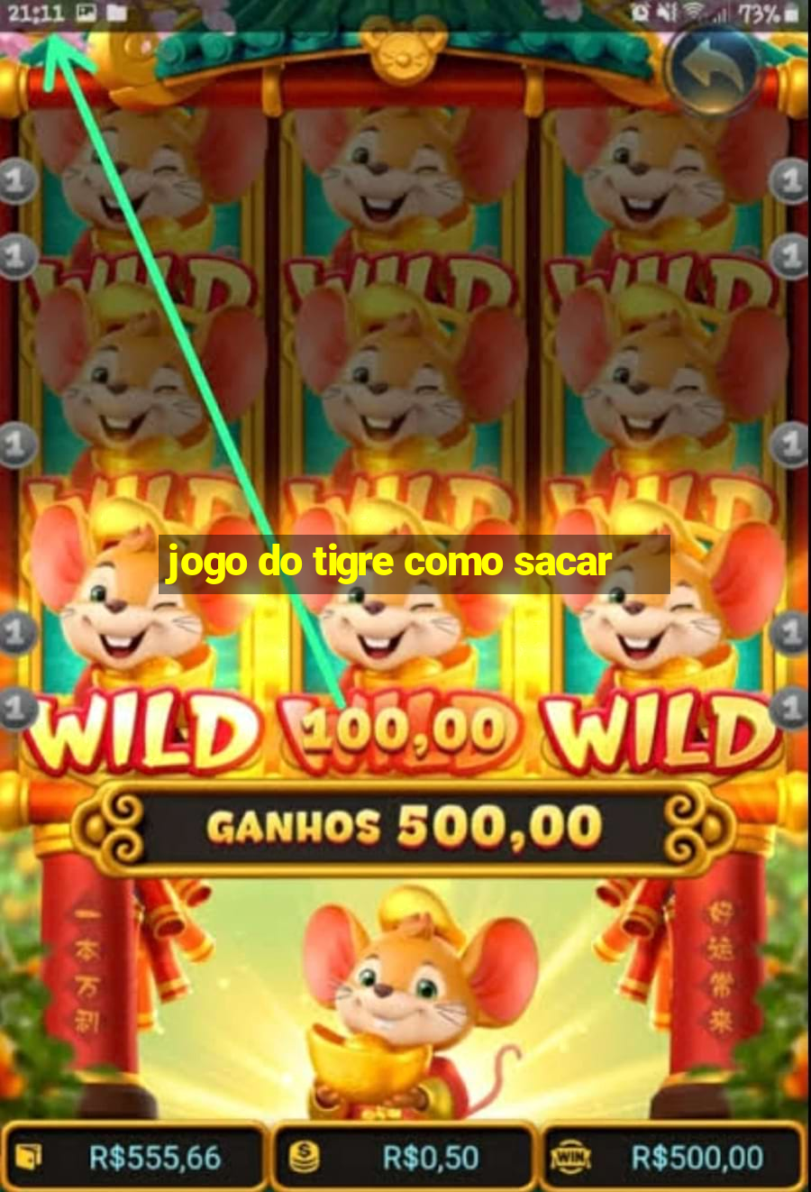 jogo do tigre como sacar