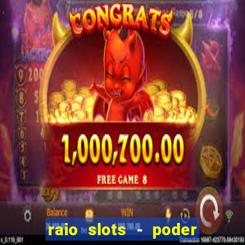 raio slots - poder de zéus