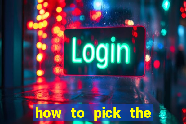 how to pick the right slot machine to win