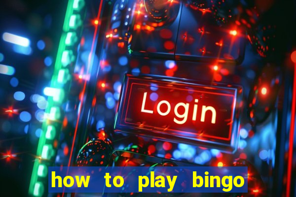 how to play bingo with playing cards