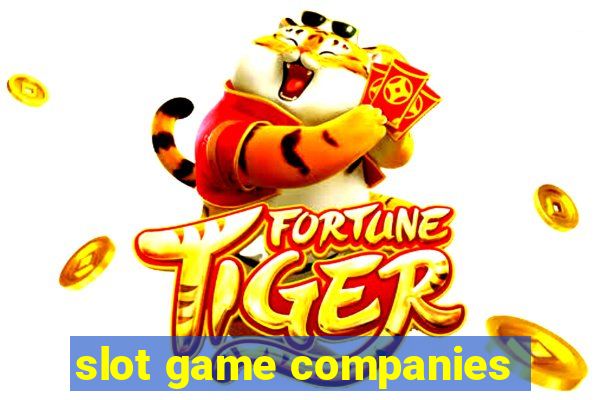 slot game companies