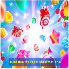 mini lion lop rabbitInformational