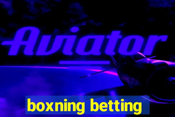 boxning betting