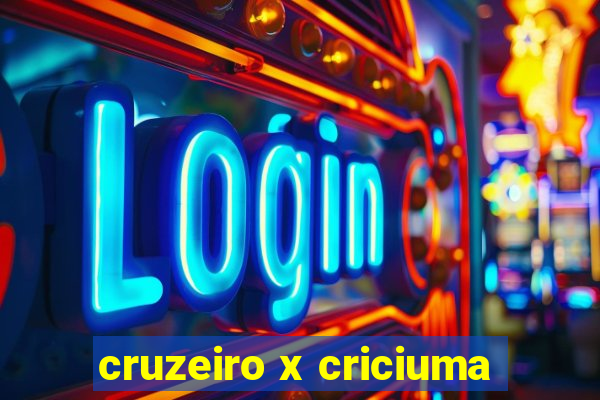 cruzeiro x criciuma