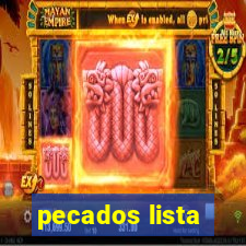 pecados lista