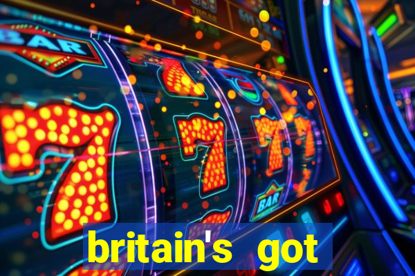 britain's got talent bingo