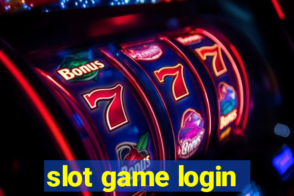 slot game login