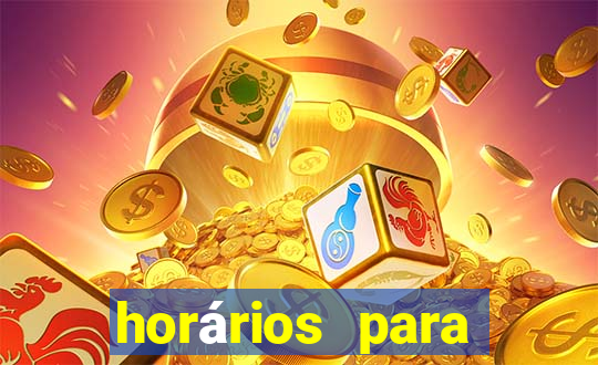 horários para jogar fortune rabbit