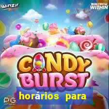 horários para jogar fortune rabbit