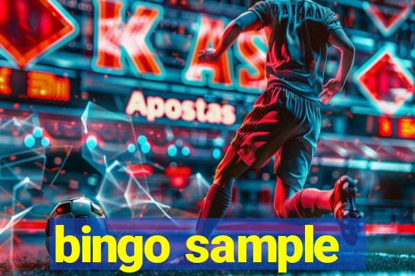 bingo sample