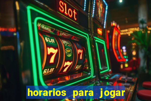 horarios para jogar fortune ox