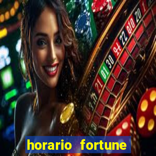 horario fortune tiger hoje