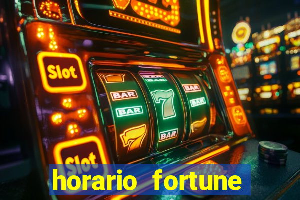 horario fortune tiger hoje