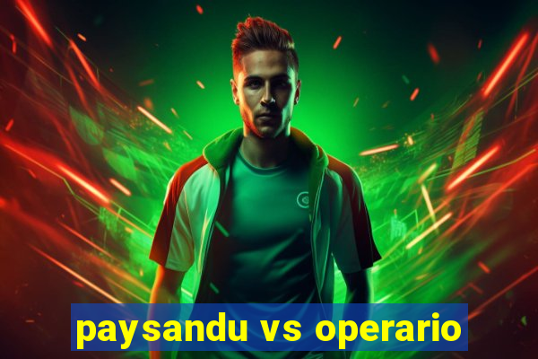 paysandu vs operario