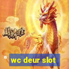 wc deur slot