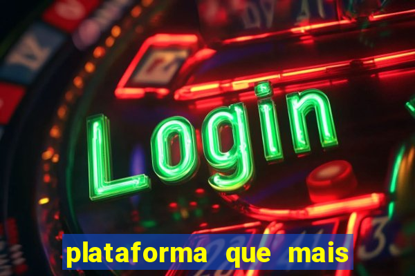 plataforma que mais paga casino