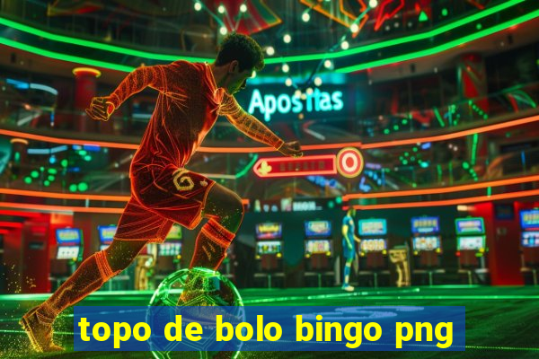 topo de bolo bingo png