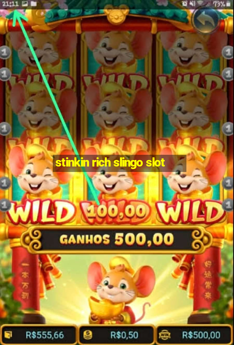 stinkin rich slingo slot