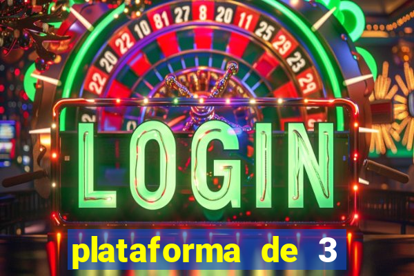 plataforma de 3 reais jogo