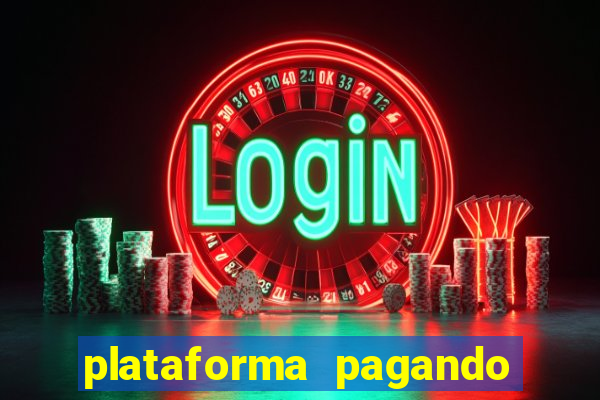 plataforma pagando bonus no cadastro