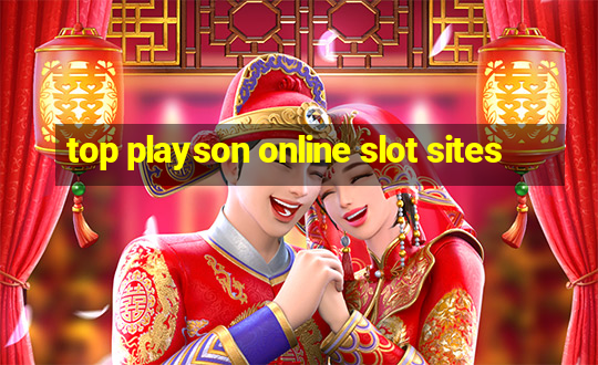 top playson online slot sites