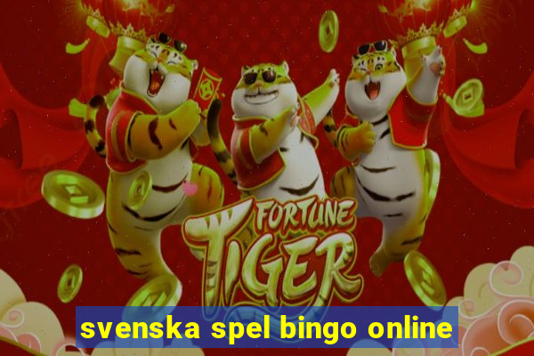 svenska spel bingo online