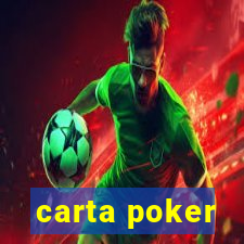 carta poker