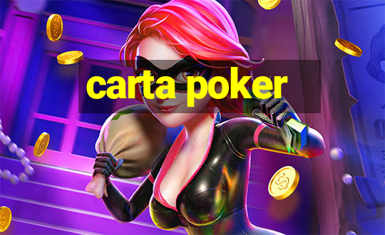 carta poker