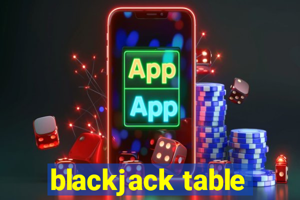 blackjack table