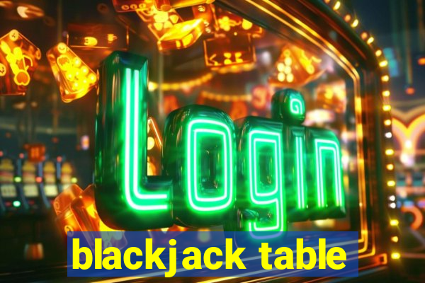 blackjack table