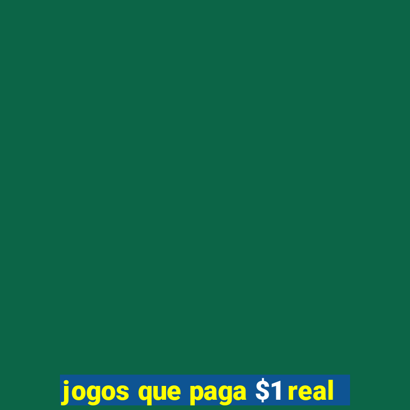 jogos que paga $1 real