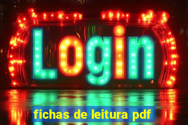 fichas de leitura pdf