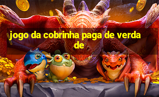 jogo da cobrinha paga de verdade