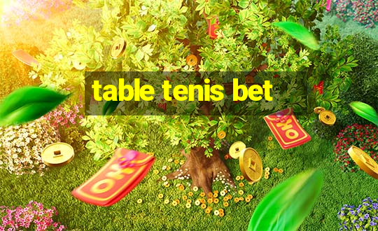 table tenis bet