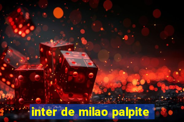 inter de milao palpite