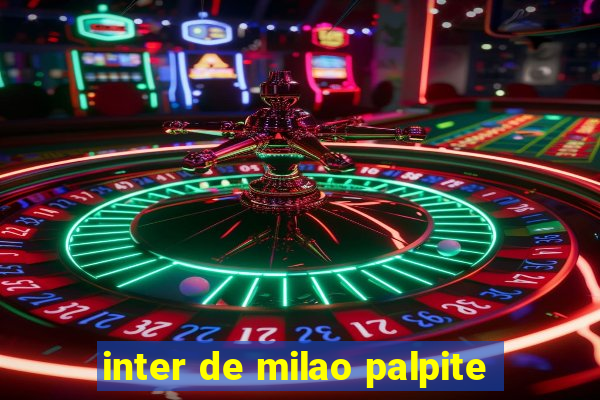 inter de milao palpite