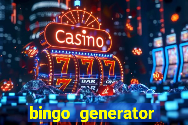 bingo generator with images