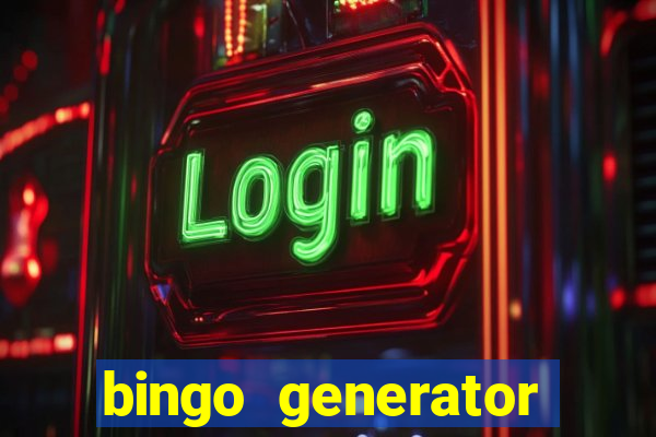 bingo generator with images