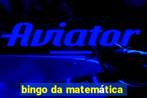 bingo da matemática