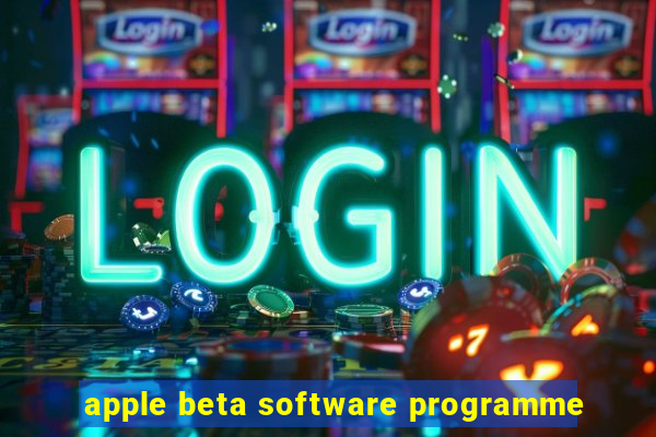 apple beta software programme