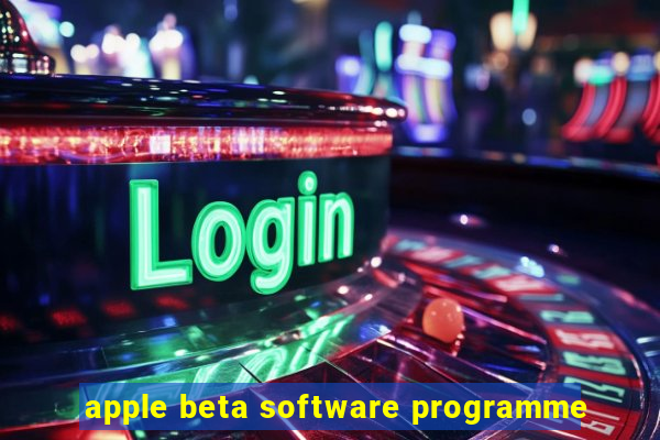 apple beta software programme